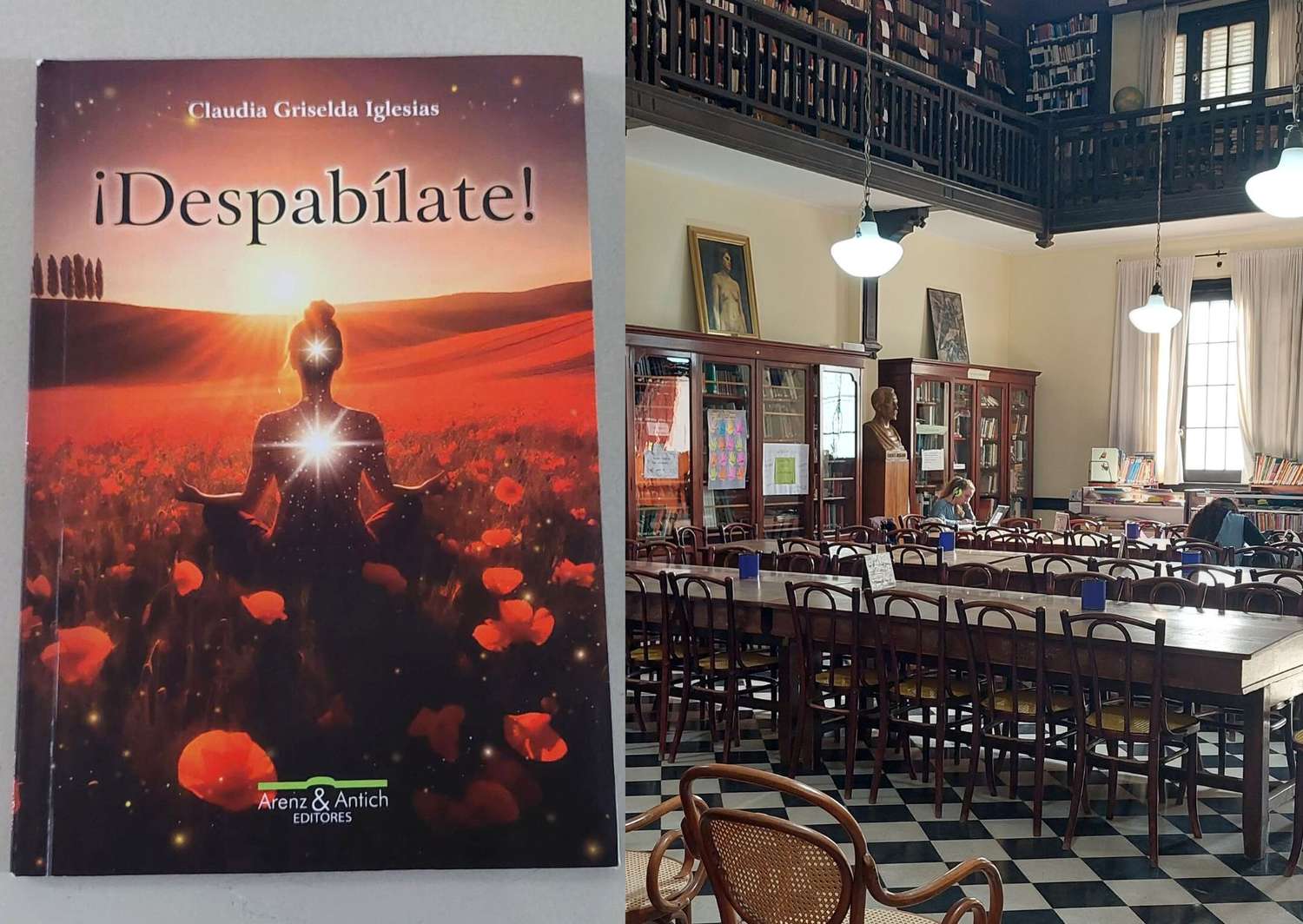 Claudia Griselda Iglesias presenta su libro “Despabílate” en la Biblioteca Popular