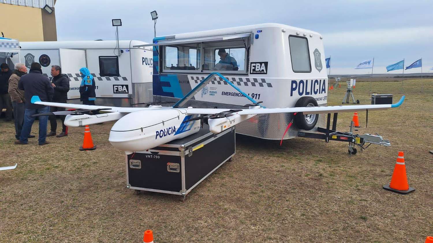 Kicillof presentó en Baradero 250 nuevos agentes para la Policía Rural y drones para patrullaje