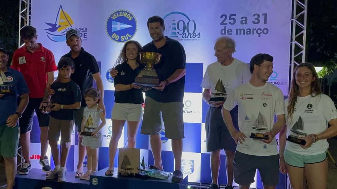 Yachting: en una emocinante definición, Julio Alsogaray y Malena Sciarra se consagraron campeones sudamericanos de Snipe
