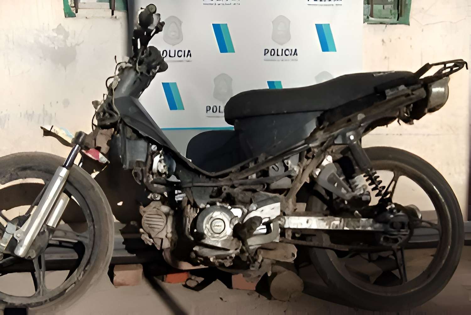 Río Tala: encuentran abandonada una moto robada en San Pedro