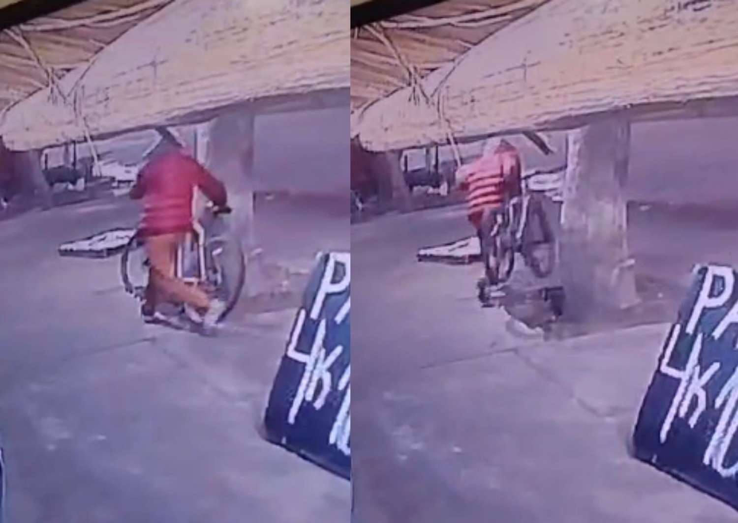 [VIDEO] Le robaron la bicicleta a un empleado de una verdulería: “Fue en un minuto”