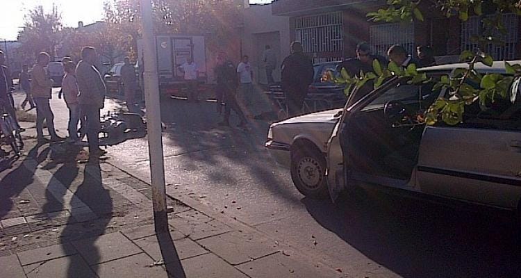 Accidente en Belgrano y Lavalle