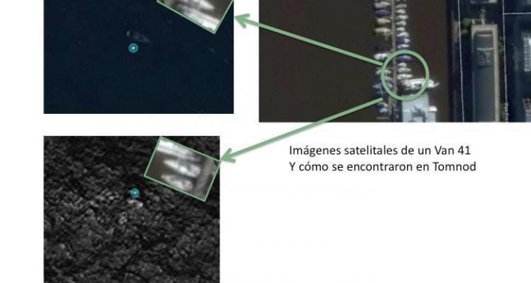 Naufragio en Brasil: Cuatro imágenes satelitales sobre el Tunante II
