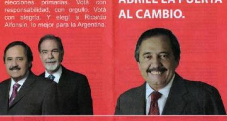 Germán López presenció el lanzamiento de “Abrile la puerta al futuro”, impulsado por Ricardo Alfonsín