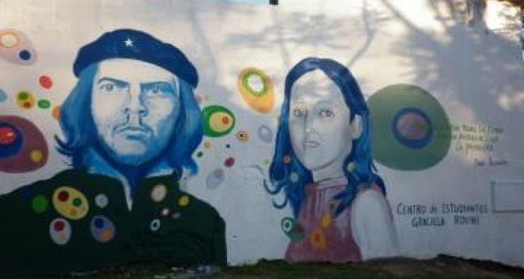 Un mural en memoria de Rovini