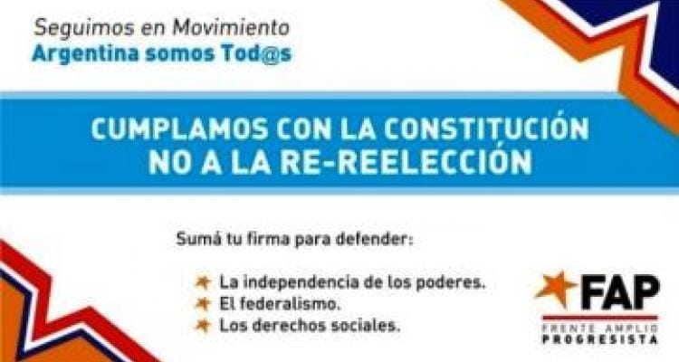 Campaña contra la re reelección de Cristina
