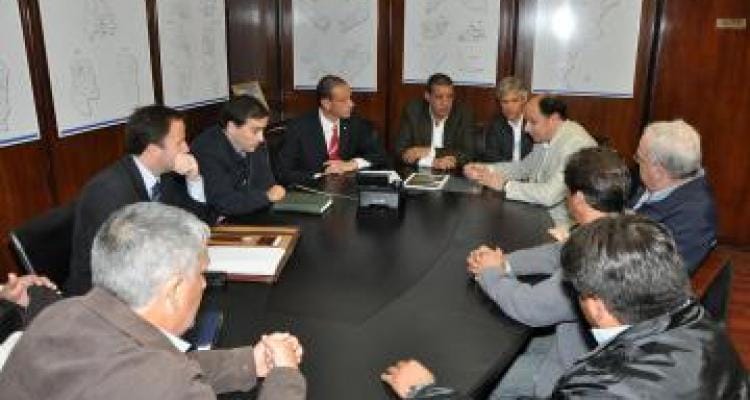Temporal de Gobernador Castro: Guacone fue recibido por Ministros Nacionales y Provinciales