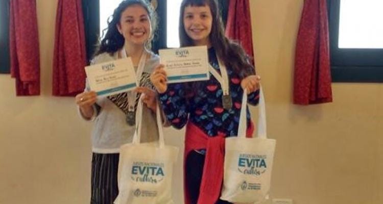 Sofía Baca, Melina Duzac, Grisel Ambroggi y Maylen Muscia compitieron por los Juegos Evita