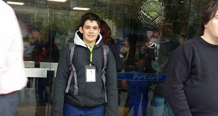 Nehuén Scarmozzino compite en las Olimpiadas Nacionales de Matemáticas