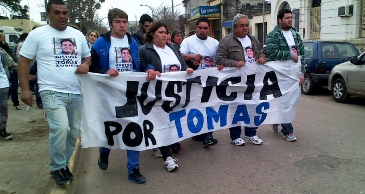 A un mes del fallecimiento de Tomás Zubiete, marchan en pedido de justicia