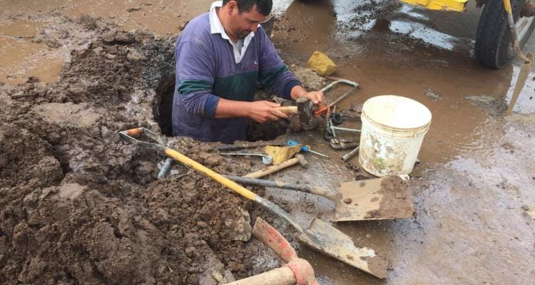 [VIDEO] Obras Públicas repara pérdidas de agua