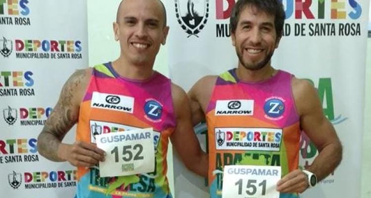 Esteban Peralta y Pablo Scioscia corrieron en La Pampa
