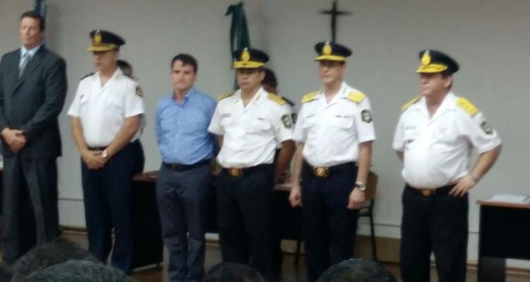 Policías sampedrinos distinguidos en la ceremonia anual en San Nicolás