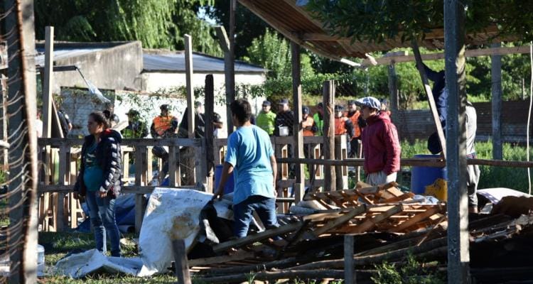 Usurpaciones: Policía desalojó el terreno tomado en Ansaloni y Bozzano