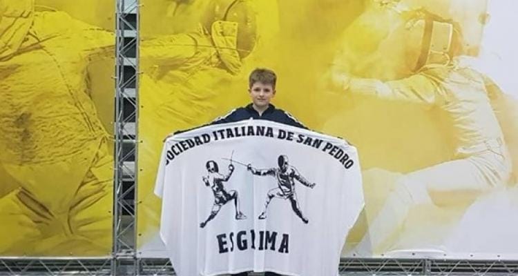 Juegos Evita 2019: El esgrimista Nazareno Carballo Aguado es el tercer sampedrino que competirá en Mar del Plata
