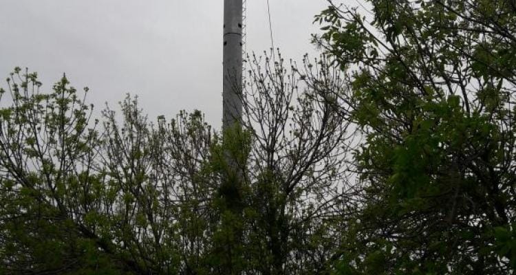 Telefónica planteó incompetencia  local por la antena en la barranca
