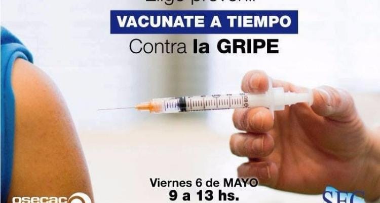 Osecac comienza con la campaña de vacunación antigripal