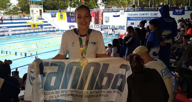 Candela Raviola descolló en Brasil: Seis medallas y tres récords argentinos