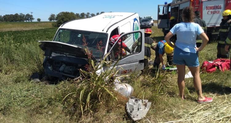 Accidente en Ruta 191 a la altura de Arroyo Burgos