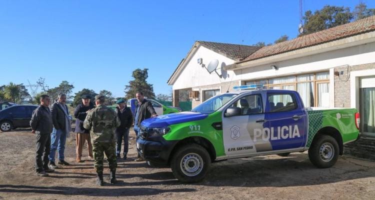 Inseguridad rural: San Pedro recibió uno de los 100 patrulleros que entregaron Vidal y Ritondo
