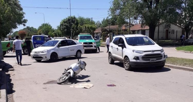 Murió una mujer que chocó en moto en Nieto de Torres y 11 de Septiembre