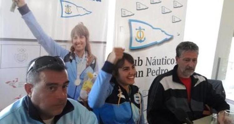 Agostina Cappelletti fue recibida en el Náutico tras ganar la medalla de oro en Perú