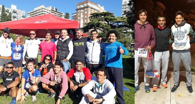 Varios sampedrinos corrieron la Media Maratón de Rosario