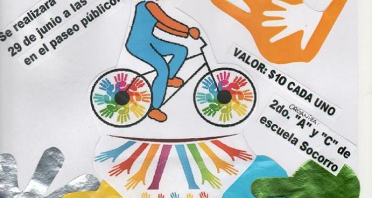 Bicicleteada solidaria por Pediatría del Hospital