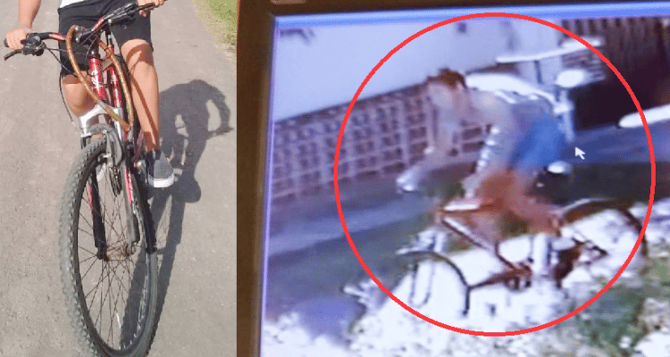Tiene 15 años, robó una bicicleta  y lo obligaron a devolverla