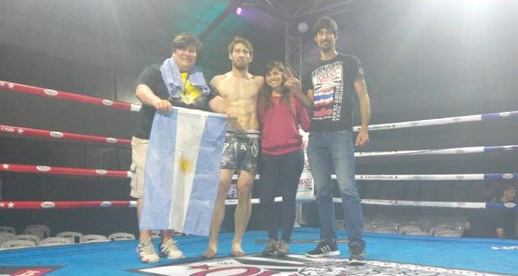 Damián Muñoz ganó por KO en Uruguay
