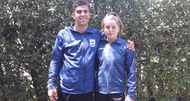 Juegos Olímpicos de la Juventud: Valentín Rossi y Rebeca D´Estéfano concentran nuevamente en Viedma