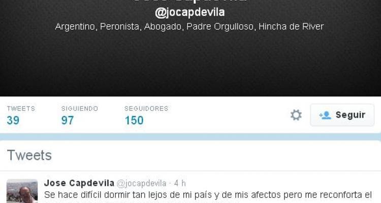 Caso Ciccone: Tras abandonar el país, Capdevila habló vía Twitter
