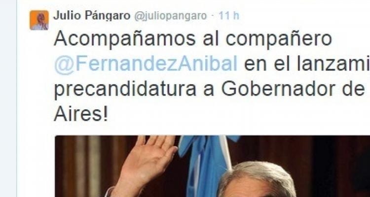 Elecciones 2015: Pángaro participó del lanzamiento de Aníbal Fernández