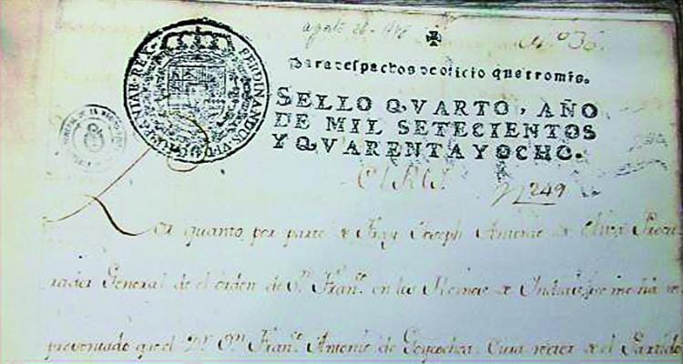La cédula que firmó el Rey para el convento