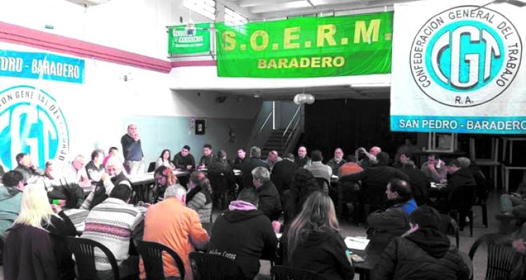 CGT San Pedro-Baradero recibió a regionales  de la provincia