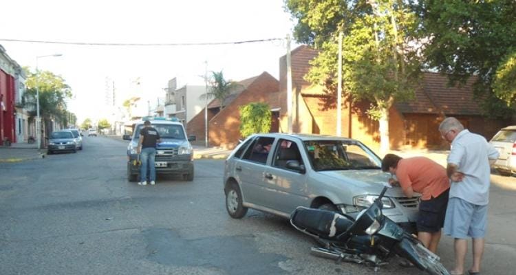Accidente en 25 de Mayo y Boulevard Moreno