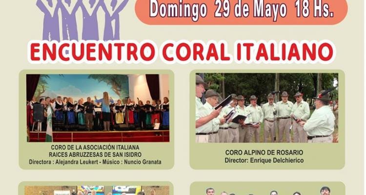 Encuentro coral en la Sociedad Italiana