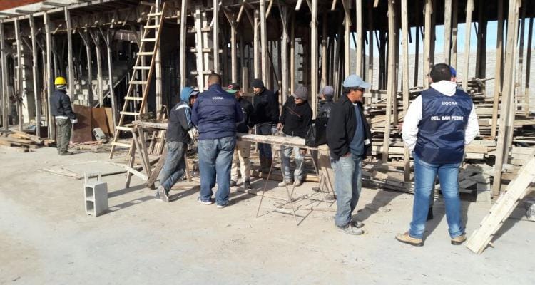 Uocra registra empleados en construcción de capitales chinos de Lucio Mansilla y 11 de Septiembre