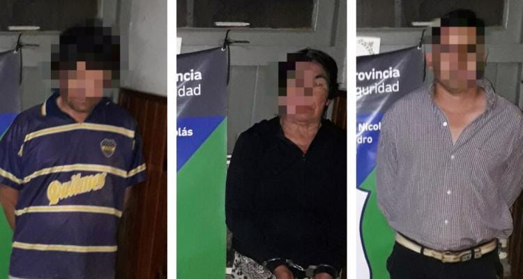 Abuso en Gobernador Castro: los tres detenidos fueron trasladados a San Nicolás