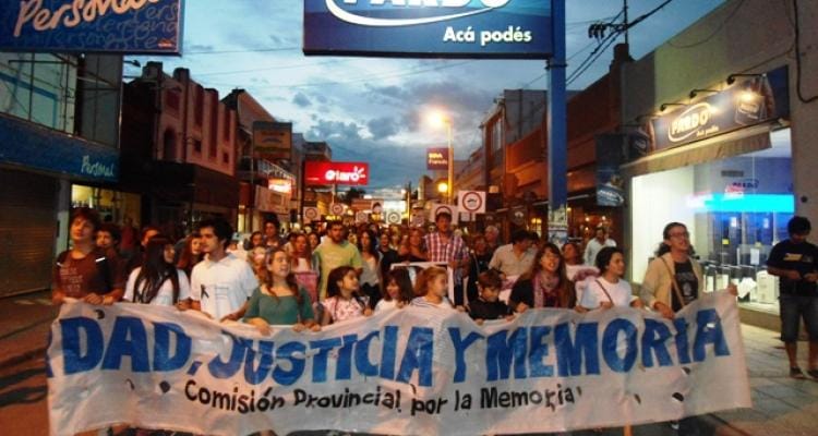 Día de la Memoria: San Pedro marchó por la verdad, la justicia y la memoria
