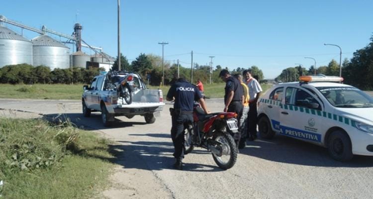 Dos motos colisionaron en Crucero General Belgrano y Frers