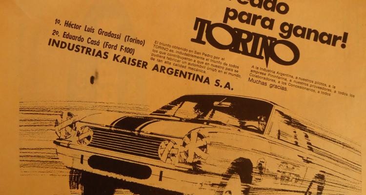 50 años Vuelta de San Pedro: El Torino, la vedette de la carrera