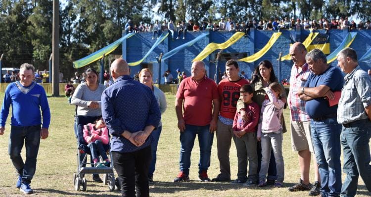 Con familiares de Jorge Santiso, se inauguró oficialmente el Apertura de la Liga Sampedrina