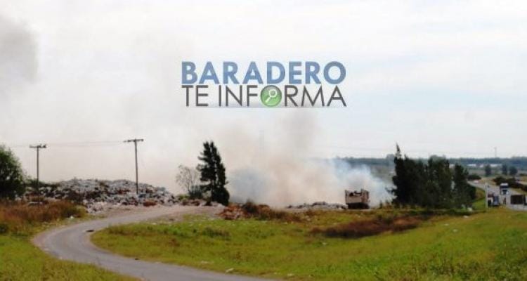 Incendio en basural de Baradero, autoridades se reúnen en Comité de Crisis