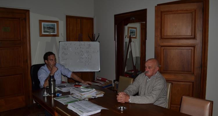 Tras renunciar, Domingo Bronce se reunió con Silvio Corti