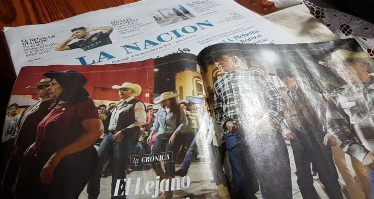 Country: Título de tapa y siete páginas en la revista de La Nación