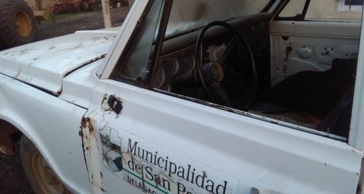 Municipales reclaman en Santa Lucía por pésimo estado de los vehículos