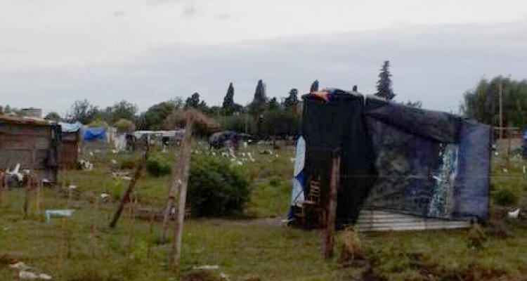 Preparan el desalojo del asentamiento de Boulevard Moreno