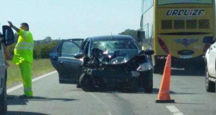Accidente en ruta 9: murió una señora de 70 años que viajaba en uno de los vehículos