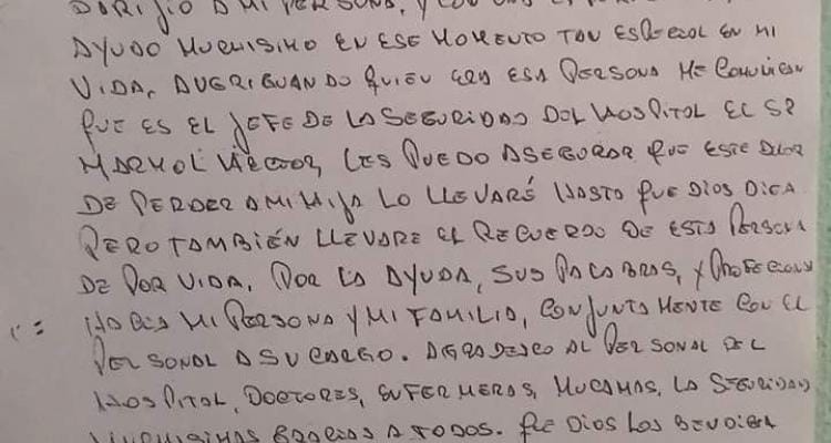 Emotiva carta del padre de la adolescente de 16 años fallecida en Ruta 9